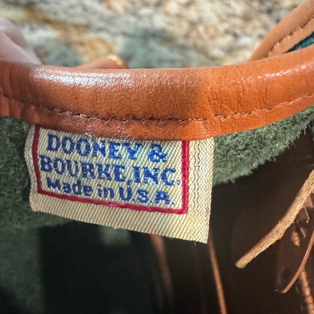 Dooney & Bourke- Beautiful Green Vintage Crossbody Bag - Never Used! - Picture 13 of 13